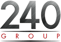 240 Group Logo. The designer and digital marketing team who built this website.