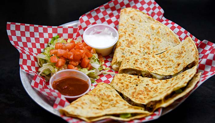 Quesadilla from the Appetizers Menu at The Mess Hall Tavern and Grill VFW Post 1215 Rochester Minnesota
